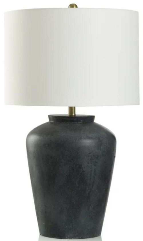 Stylecraft Black/White Table Lamp | Brownie Furniture | Virginia, MN