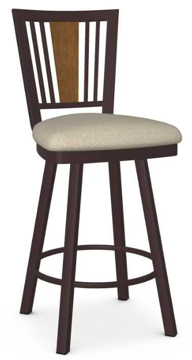 Amisco Customizable Madison Swivel Counter Stool Flecks Furniture