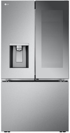 Réfrigérateur à portes françaises de 36 po à profondeur comptoir LG® Counter-Depth MAX™ de 25.5 pi³ - Acier inoxydable résistant aux traces de doigts