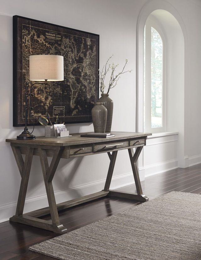 Signature Design by Ashley® Luxenford Grayish Brown Home Office Desk 8