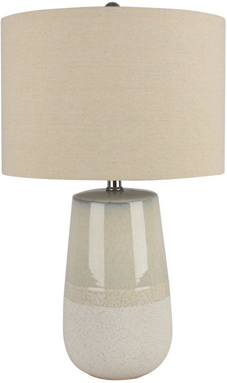 Signature Design by Ashley® Shavon Beige/White Ceramic Table Lamp 0