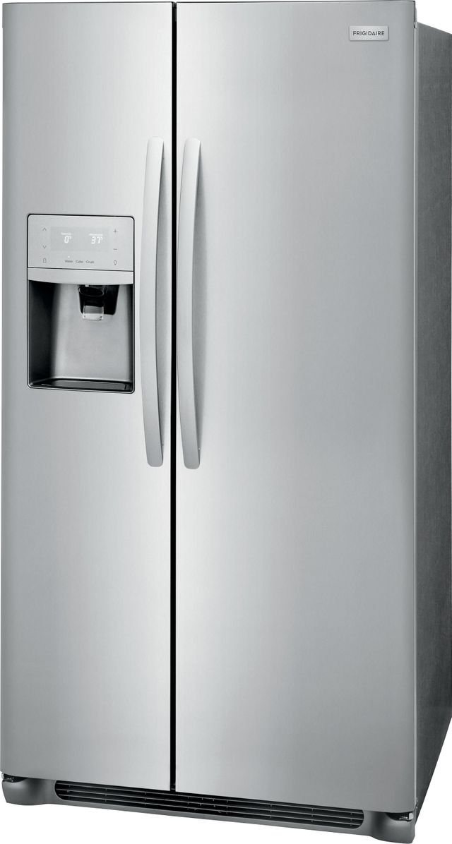 Frigidaire® 22 Cu. Ft. Stainless Steel Counter Depth Side-By-Side Refrigerator 3