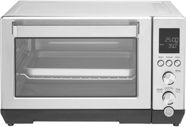 GE® .88 Cu. Ft. Stainless Steel Quartz Convection Toaster Oven-0