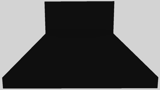 Vent-A-Hood® 54" Black Euro-Style Wall Mounted Range Hood