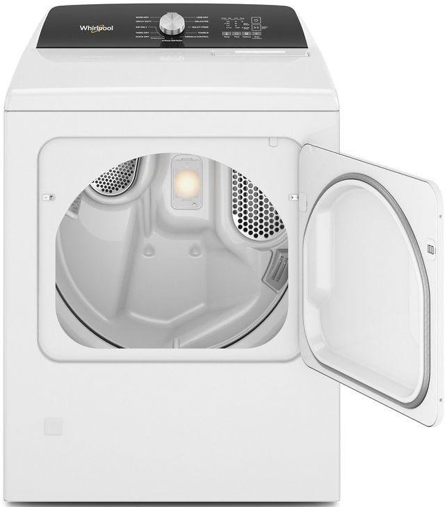 Whirlpool® 7.0 Cu. Ft. White Front Load Gas Dryer 1