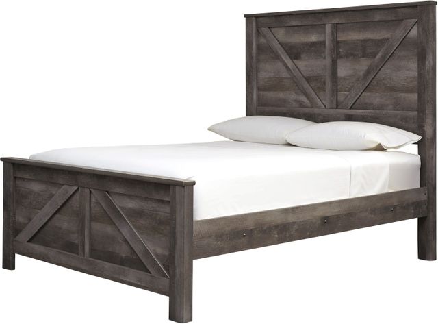 Signature Design by Ashley® Wynnlow Gray Queen Crossbuck Panel Footboard 4
