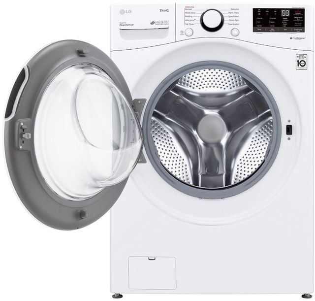 LG 5.2 Cu. Ft. White Ultra Large Capacity Smart Wi-Fi Enabled Front Load Washer 6