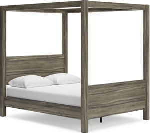 Signature Design by Ashley® Shallifer Brown Queen Canopy Bed
