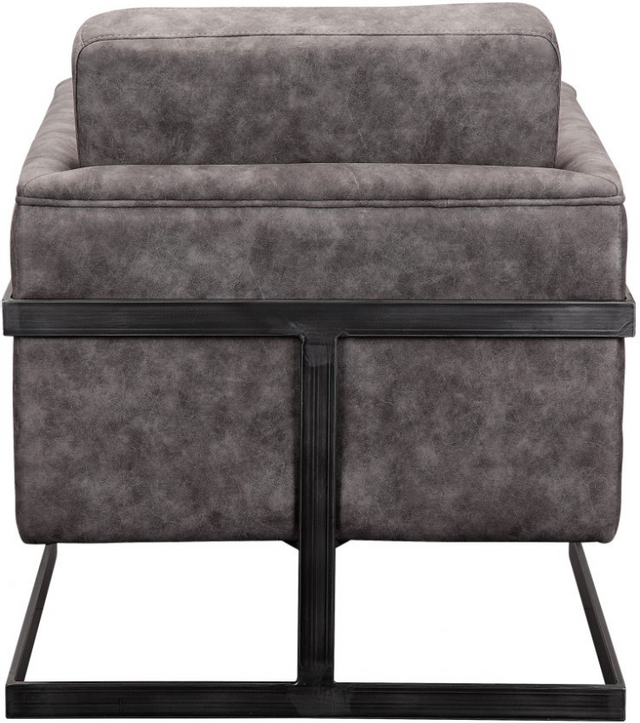 Moe's Home Collection Luxley Grey Velvet Club Chair 3