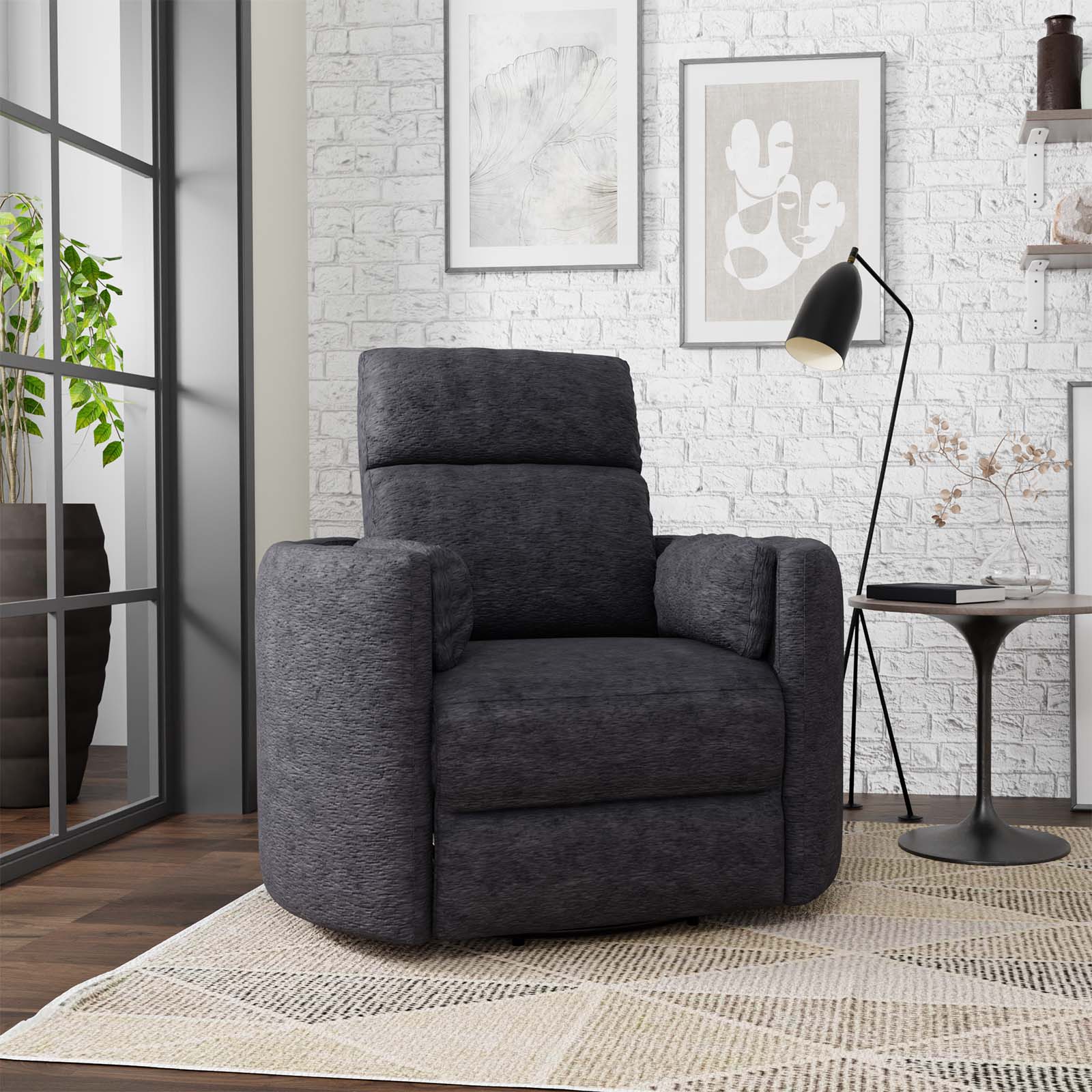 parker living radius power swivel glider recliner