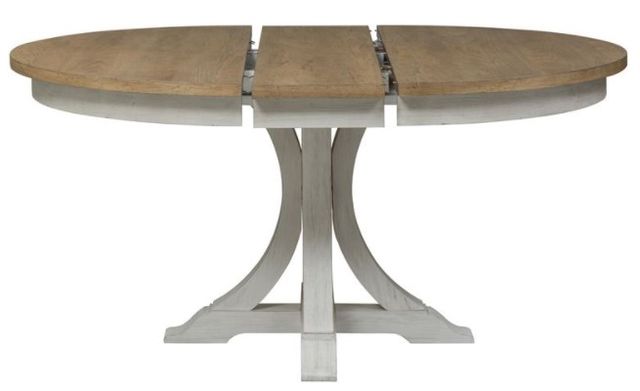 Liberty Furniture Farmhouse Reimagined White Pedestal Table-3
