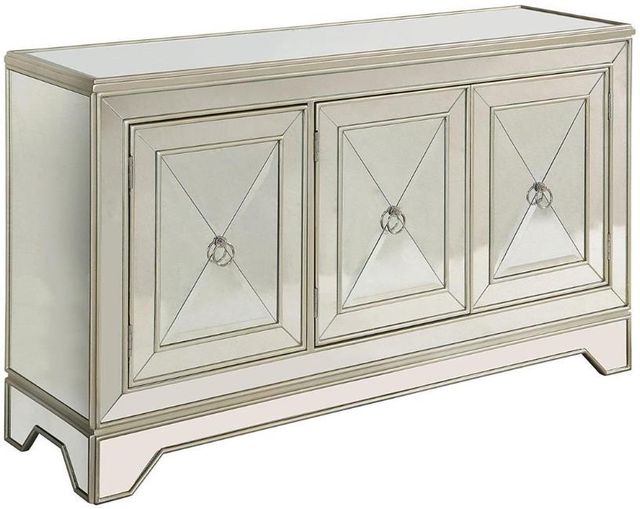 Coast2Coast Home™ Accents by Andy Stein Metallic Gold Media Credenza 0