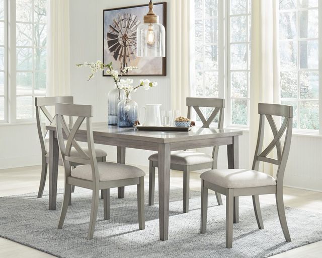 Signature Design by Ashley® Parellen Gray Dining Room Table 4