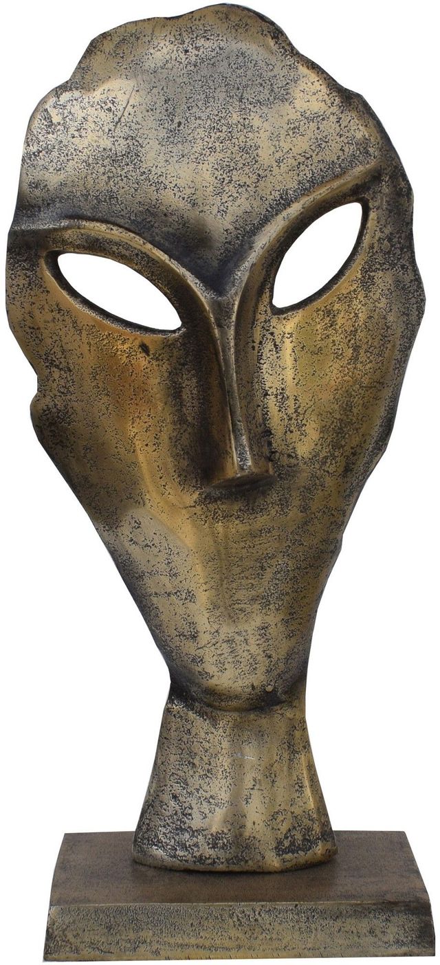 Renwil® Fielden Antique Brass Face Statue 2