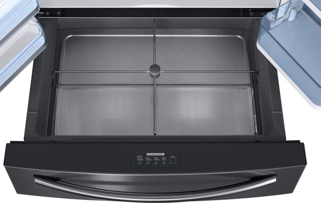 Samsung 28 Cu. Ft. 4-Door French Door Food Showcase Refrigerator-Fingerprint Resistant Black Stainless Steel 11