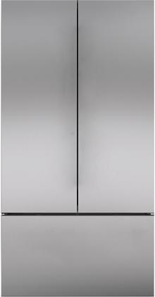 Sub-Zero® Classic 36" Stainless Steel French Door Framed Front Panels