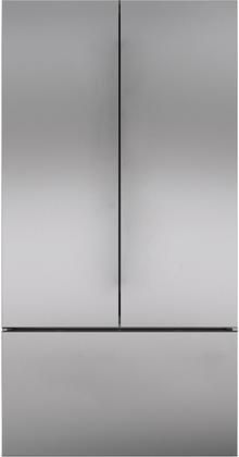 Sub-Zero® Classic 36" Stainless Steel French Door Framed Front Panels