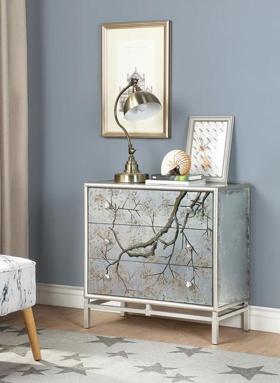 Coast2Coast Home™ Accents by Andy Stein Silvermist Winter Forest Chest 4