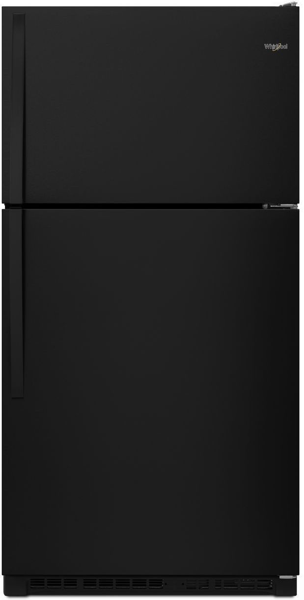Whirlpool® 20.5 Cu. Ft. Top Freezer Refrigerator-Black 0