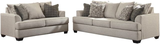 Signature Design by Ashley® Velletri 2-Piece Pewter Living Room Seating Set