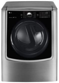 LG Front Load Electric Dryer-Graphite Steel 0