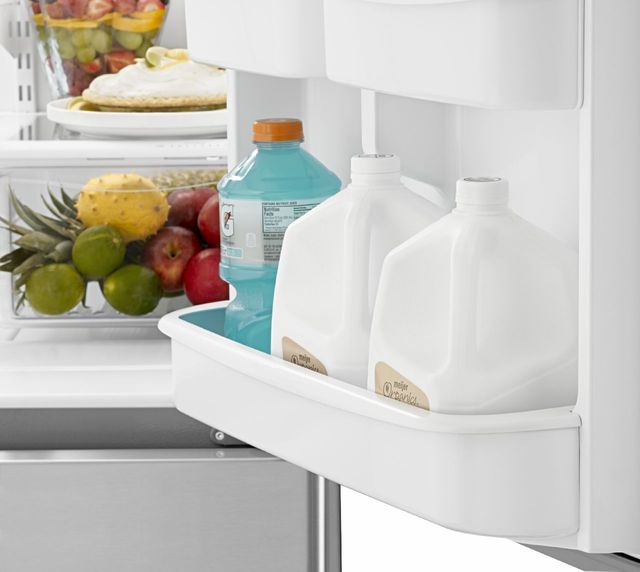 Amana® 18.7 Cu. Ft. Stainless Steel Bottom Freezer Refrigerator 6