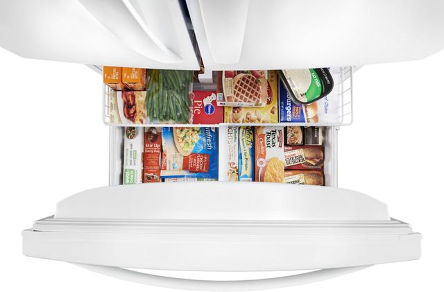 Whirlpool® 22.1 Cu. Ft. White French Door Refrigerator 2