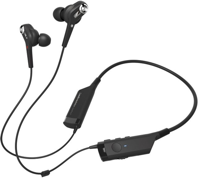 Audio-Technica® QuietPoint® Black Active Noise-Cancelling Wireless In-Ear Headphones