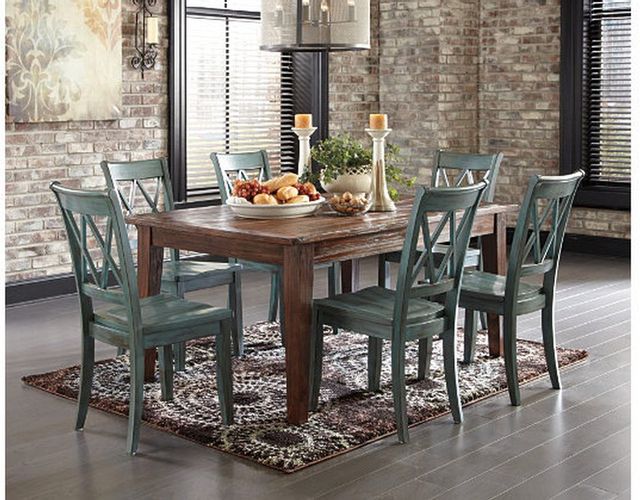 Signature Design by Ashley® Mestler Dark Brown Dining Room Table 1