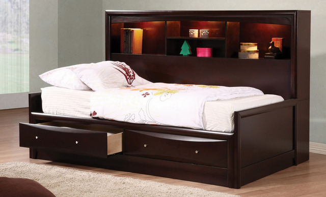 Coaster® Phoenix Cappuccino Twin Youth Bed-1