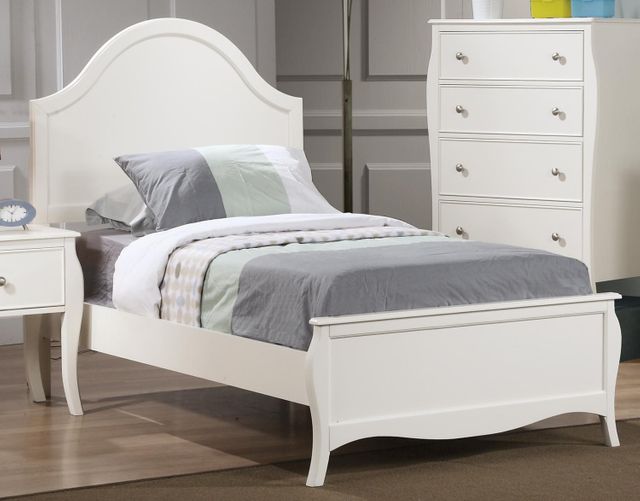 Coaster® Dominique 5 Piece White Full Youth Panel Bedroom Set 6