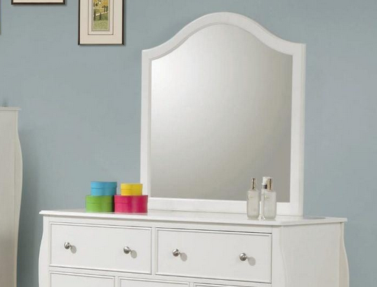 Coaster® Dominique White Dresser Mirror 1