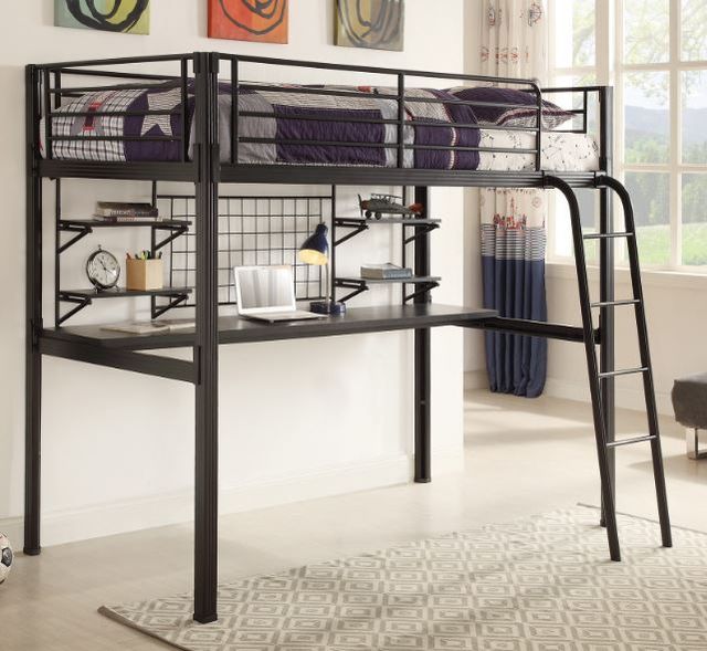 Coaster® Bunks Lofted Bunk Bed-Twin