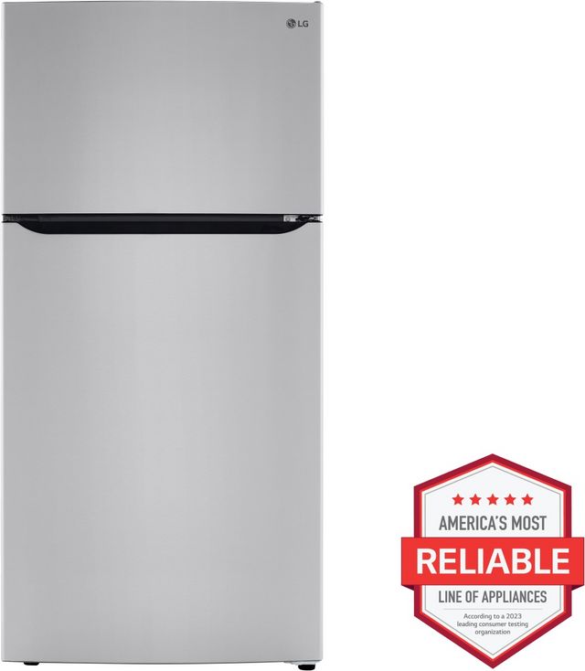 LG 33 in. 23.8 Cu. Ft Stainless Steel Top Freezer Refrigerator-1