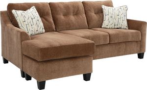Benchcraft® Amity Bay Clay Queen Sofa Chaise Sleeper