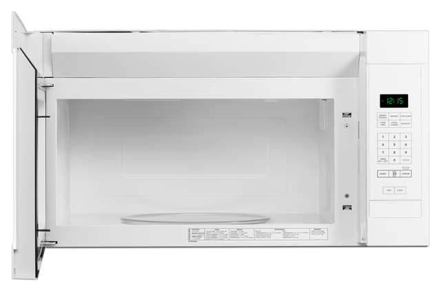Amana® 1.6 Cu. Ft. White Over The Range Microwave 1
