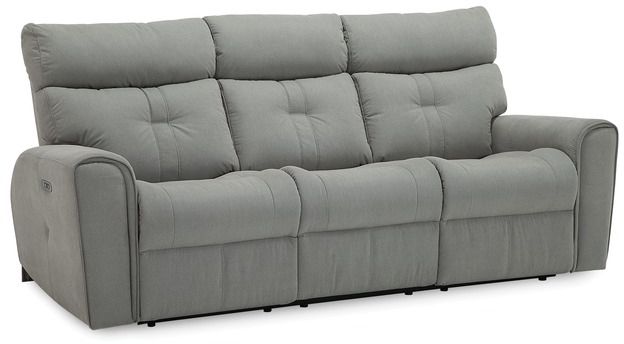 Palliser® Furniture Acacia Gray Powered Reclining Sofa