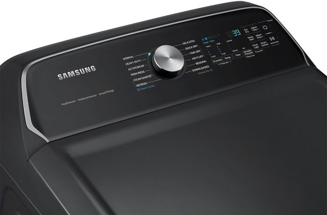 Samsung 7.4 Cu. Ft. Brushed Black Front Load Electric Dryer-3