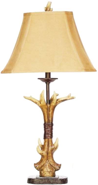 H & H Lamp Antler Lamp