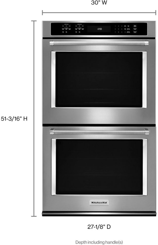 KitchenAid® 30" Stainless Steel Electric Built In Double Oven 27