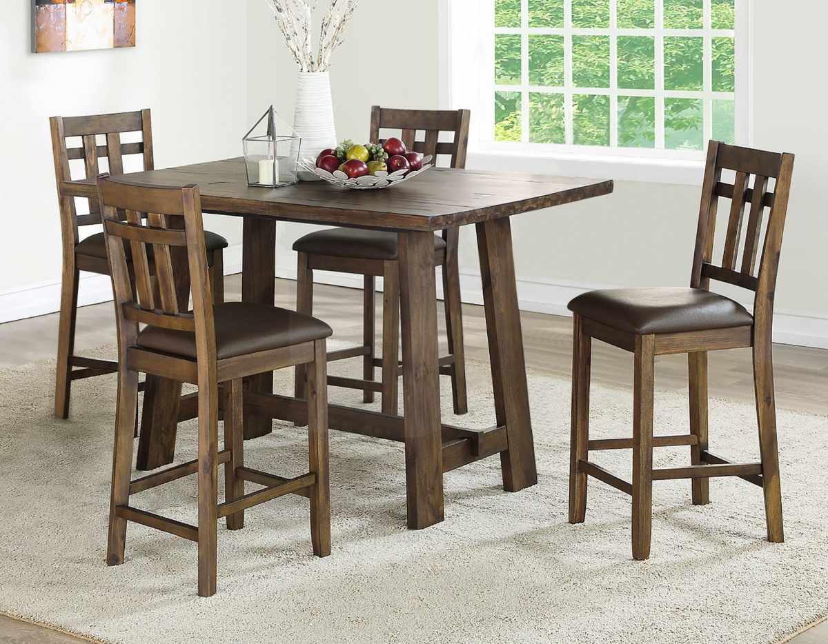 5-Piece Saranac Counter Height Dining Room Collection
