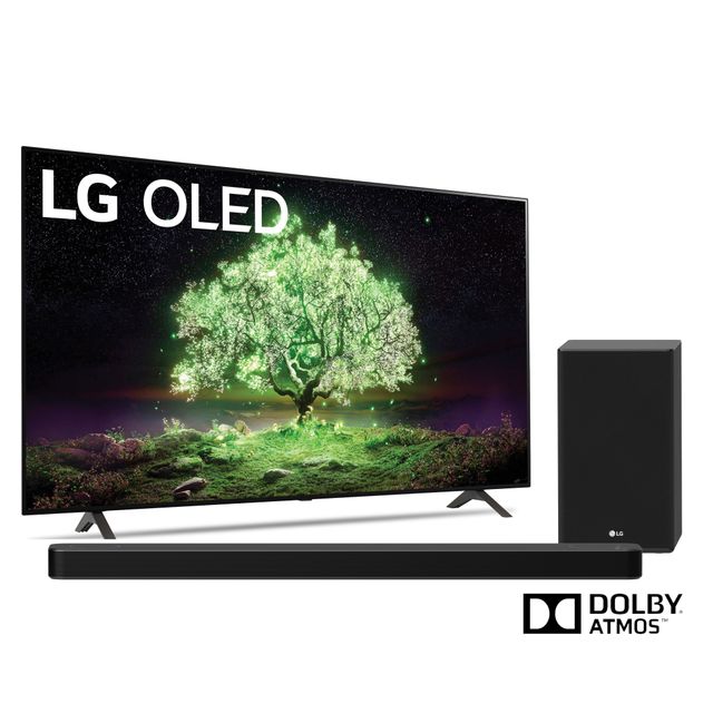 LG A1PUA 65" 4K OLED Smart TV and a LG 3.1.2 Channel Sound Bar System PLUS a FREE $100 Furniture Gift Card-0