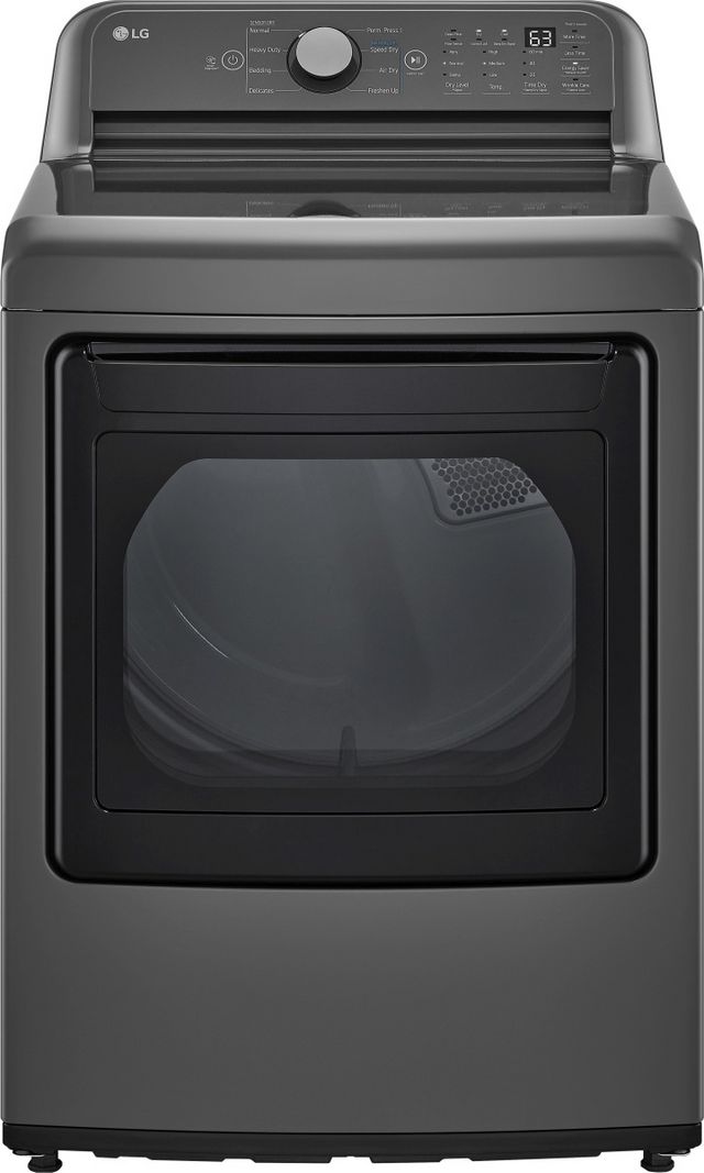 LG 7.3 Cu. Ft. Middle Black Front Load Electric Dryer