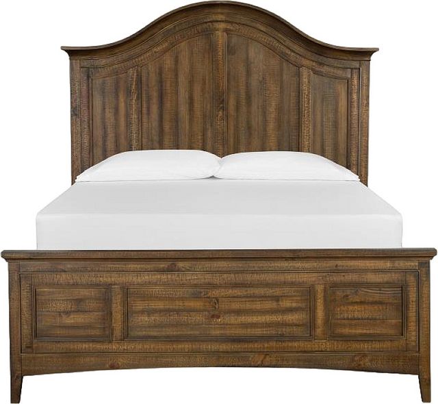 Magnussen Home® Bay Creek Toasted Nutmeg Complete Arched Bed | Urner's ...