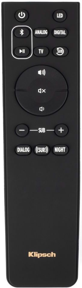 Klipsch® Bar 48 Black 3.1 Sound Bar with 8" Wireless Subwoofer 9