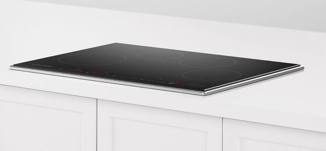 Fisher & Paykel Series 9 30" Stainless Steel Frame with Black Glass Induction Cooktop-1