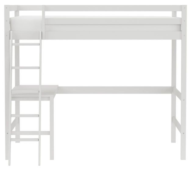 Hillsdale Furniture Caspian White Full Loft Bed-1