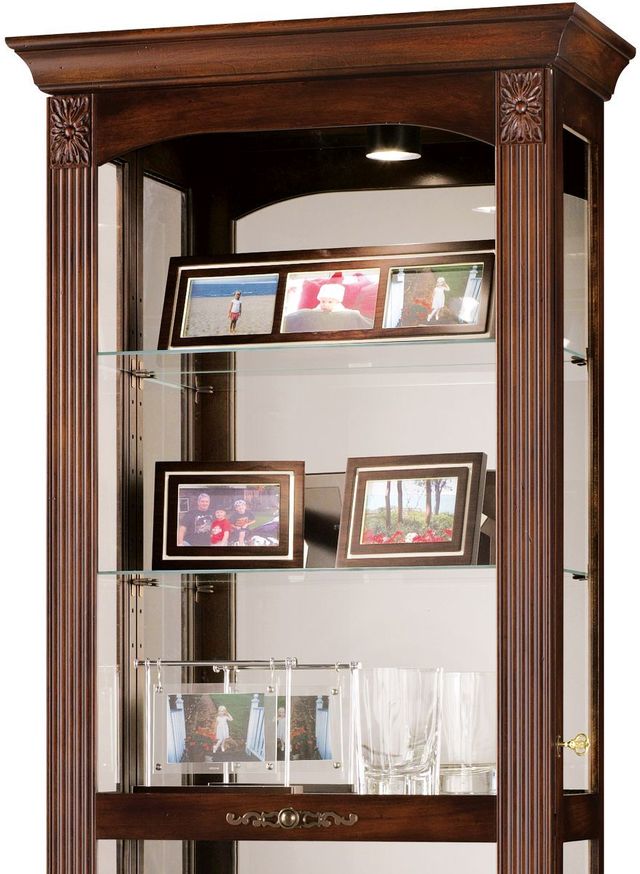Howard Miller® Ricardo Hampton Cherry Curio Cabinet 1