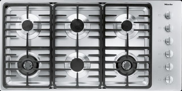 Miele 42" Stainless Steel Gas Cooktop-0