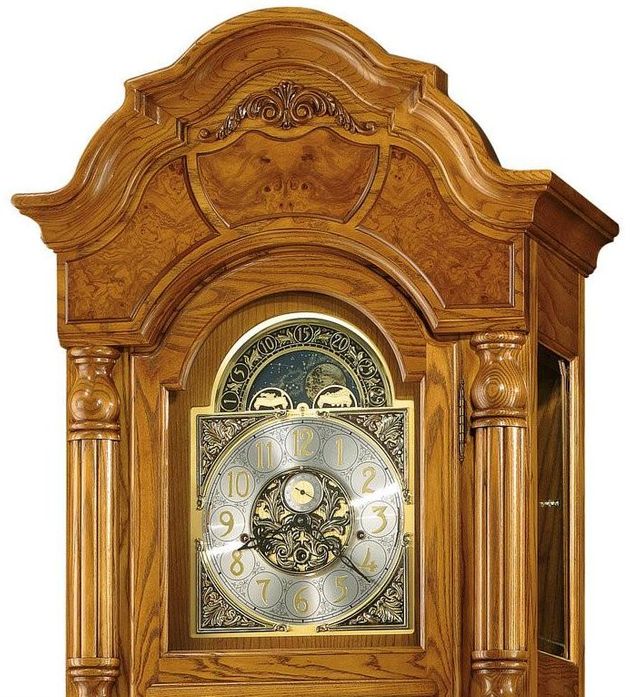 Howard Miller® Scarborough Legacy Oak Grandfather Clock 1
